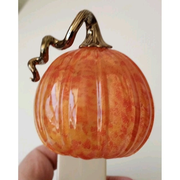 Bath Body Works Wallflower Plug In Pumpkin Night Light Holiday Thanksgiving Fall - Picture 8 of 8